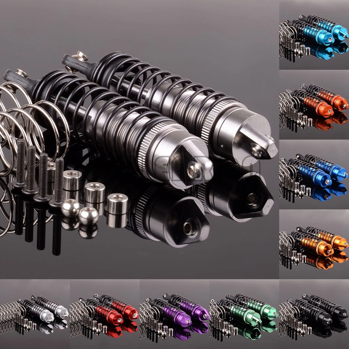

NEW ENRON 2P/4P Aluminum Front 72-90MM/Rear 80-102MM Oil Shock Absorber Damper SLA023-24 For RC Traxxas Slash 4x4 Stampede