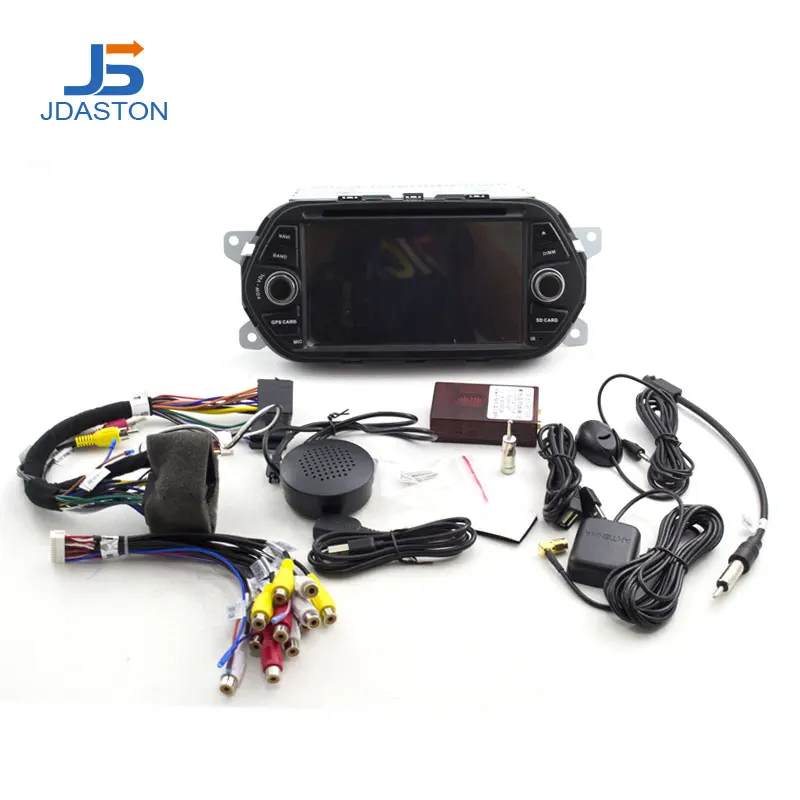 Excellent JDASTON Android 9.0 Car DVD Player For Fiat Tipo Egea 2015 2016 2017 Multimedia GPS Navigation 1 Din Car Radio Stereo 4G+32G CD 4