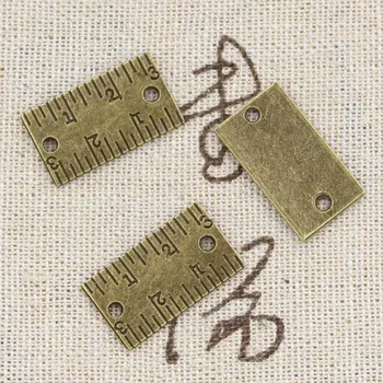 

8pcs Charms Ruler 21x12mm Antique Making Pendant fit,Vintage Tibetan Bronze Silver color,DIY Handmade Jewelry