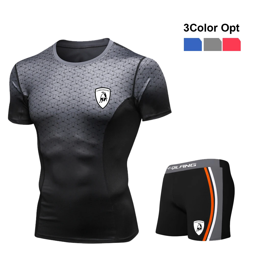 

Men Boy Swim Top T Shirt Trunks Boxers Shorts Swimwear Short Pants Suit Short Sleeves Beach Spa Pool Wear Breathable Set Cattle