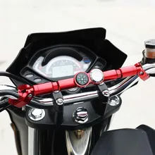 22 мм Универсальный алюминиевый сплав мотоцикл руль армированный стержень мотоцикл руль с компасом Мото Аксессуары