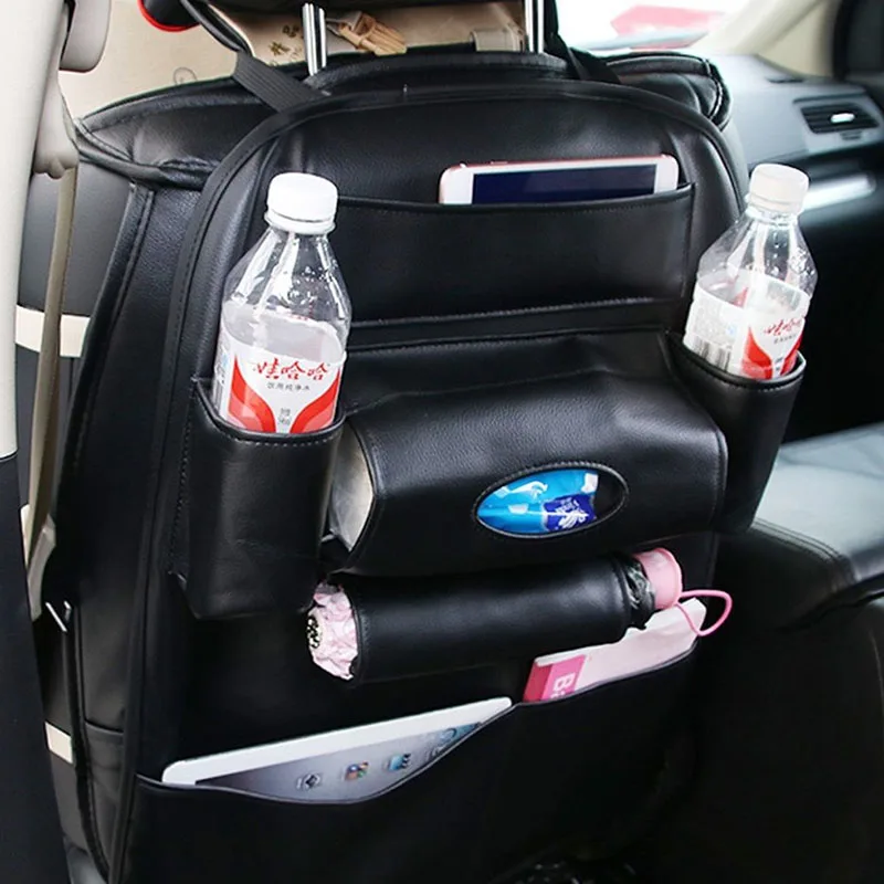 JX-LCLYL Car Seat Back Storage Bag Tidy Organiser Pocket Pouch Phone iPad Holder