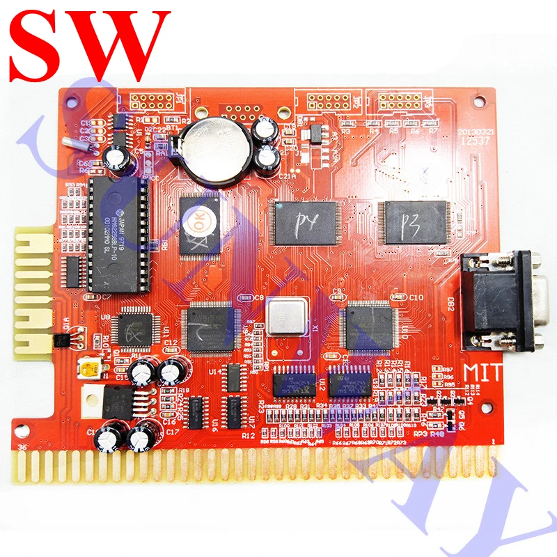 

Red Slot Game Board Casino Multigame 7X board(60-95%) casino game pcb board 7 in 1 poker games for Machine gambling Machine
