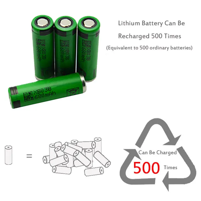 100 шт. AA 680mAh 3,7 v Аккумулятор для SONY VR2 Li-Ion 14500 AA аккумуляторные батареи