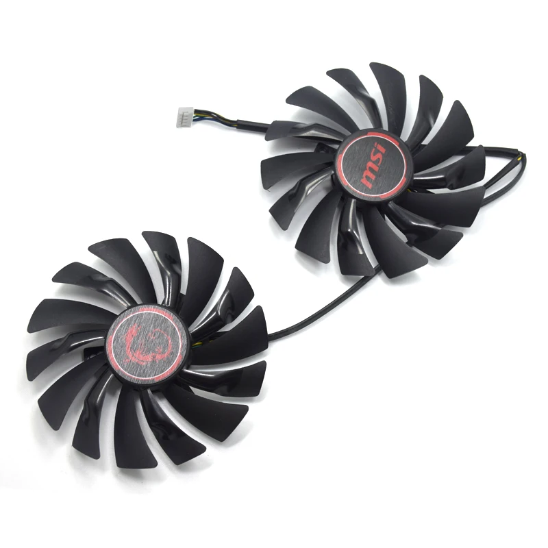 2 шт./лот 95 мм 4PIN DC12V PLD10010S12HH кулер вентилятор Замена для MSI GTX760 frozr Твин 2 Гб GPU R9 270 R280 игровой MSI 1080 Ti