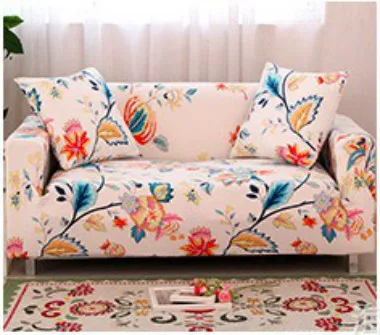 Полиэфирный Эластичный диван-чехол, чехол для дивана, диван, канапе - Цвет: K