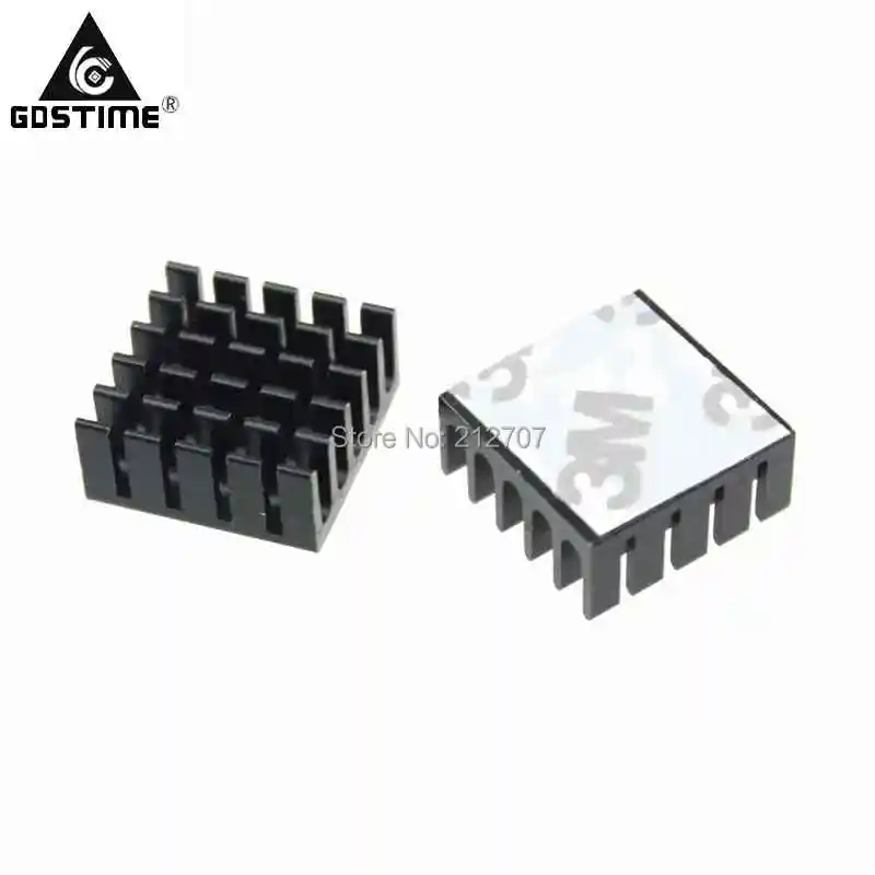 22x22x10mm  heatsink black(2)