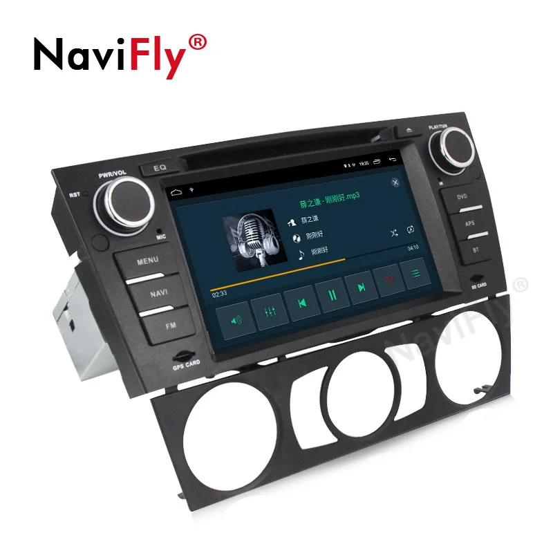 Clearance Navifly Android9.1 32G ROM 2G RAM 4G WIFI Car Multimedia player For BMW  E90,E91,E92,E93,3 series car audio dvd gps canbus 4