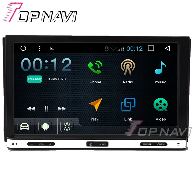 Topnavi 7&quot 800*480 Quad Core 16G Android 6.0 Car Radio Stereo GPS Navigation for Universal 2DIN DVD Multimedia Audio Player |