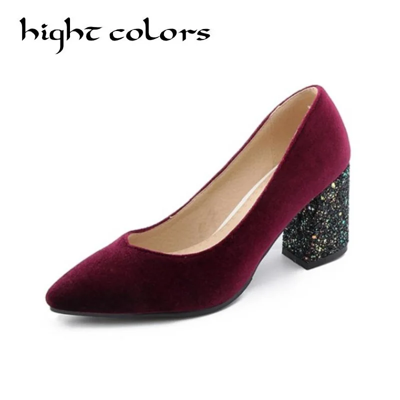 wide width glitter heels