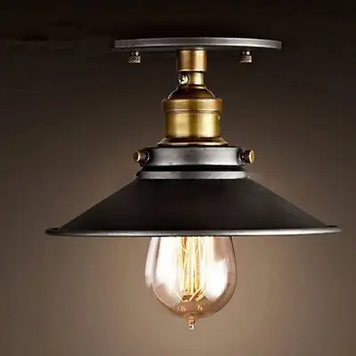 

flush mount retro industrial ceiling lamp modern chandeliers china decoration