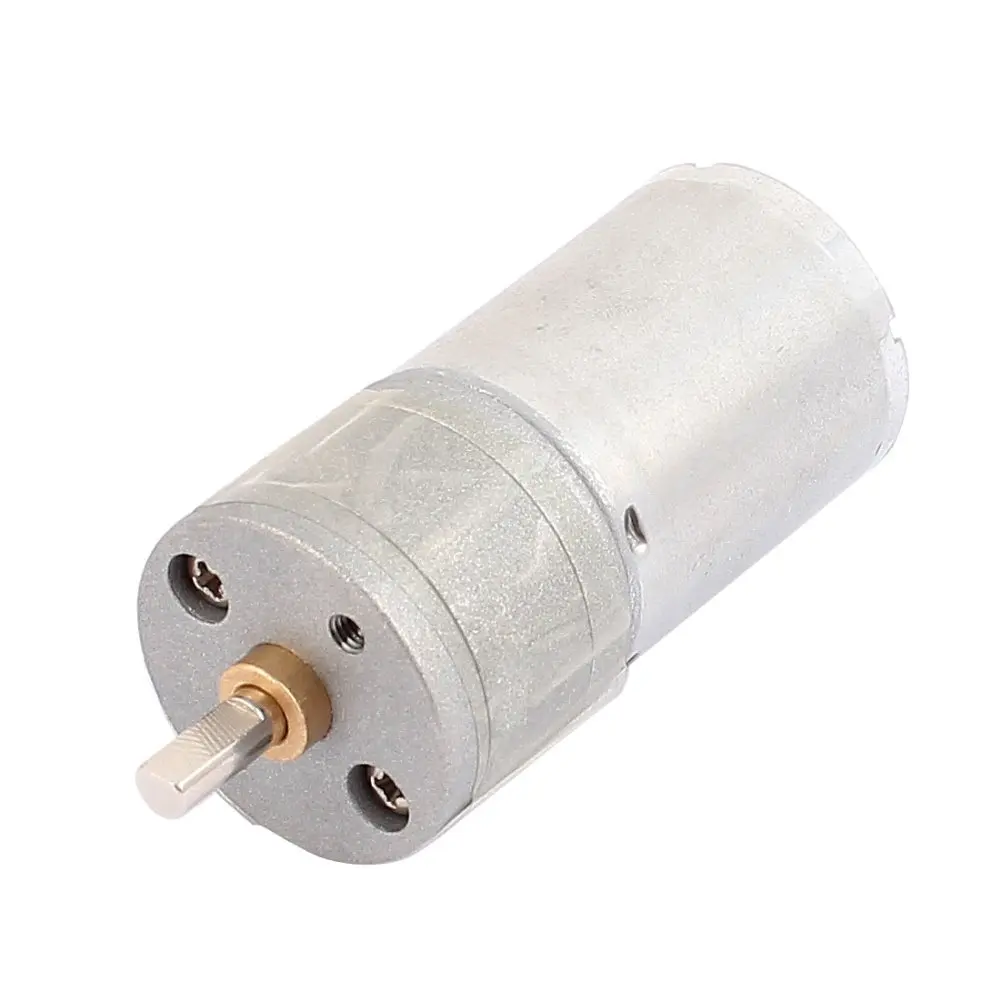 

UXCELL DC 25GA 12V 600RPM 4mm Shaft Dia Cylinder Electric Geared Box Speed Reduce Motor Hot Sale