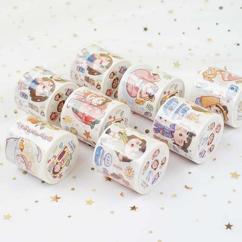 

Washi Tape Spring Summer Theme Masking Sticker Tape Adhesive for DIY Decoration Scrapbooking Craft