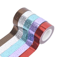 Very Popular Rhythmic Gymnastics Decoration Holographic RG Prismatic Glitter Tape Hoops Stick