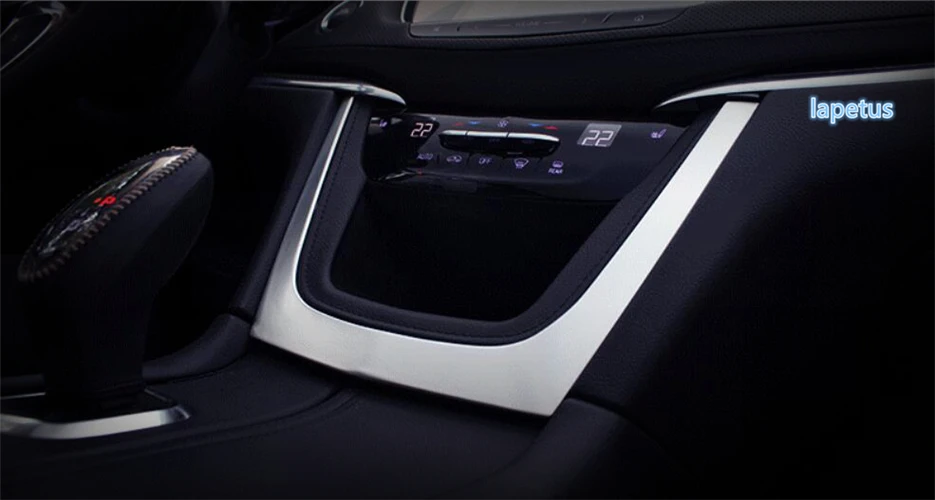 

For Cadillac XT5 2016 2017 ABS More Fashion Middle Central Control Lid Decoration Frame Cover U Trim 1 Piece / Matte Style