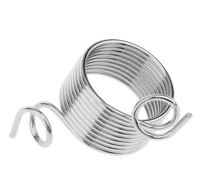 2 размера кольцо тип вязания Инструменты палец носить наперсток пряжа Пружинные направляющие нержавеющая сталь иглы наперсток Швейные аксессуары