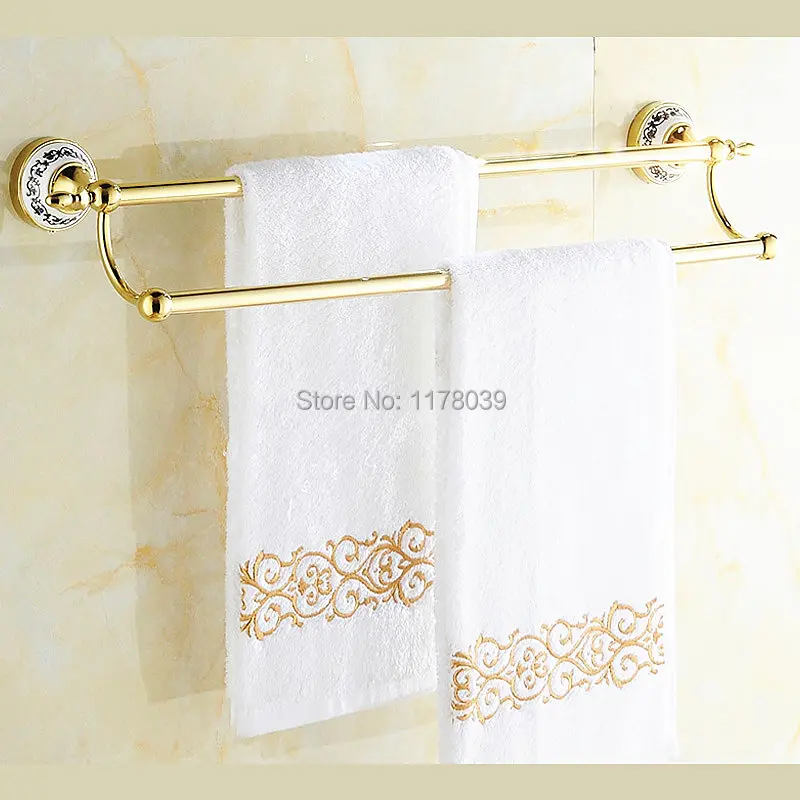 Europeanstyle Stainless Steel Double Towel Bars,decorative Towel Bar