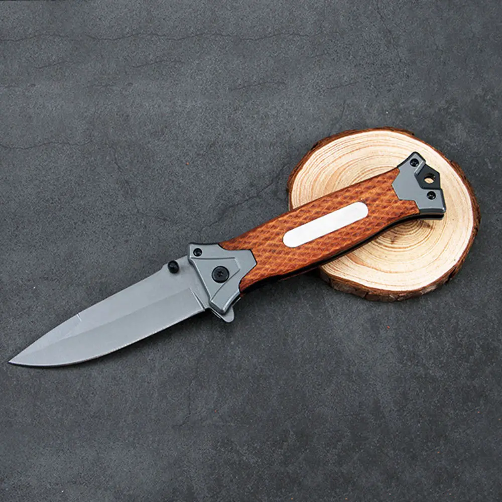 Дешевый PDR нержавеющая сталь лезвие складной нож Открытый Инструменты выживания ручной работы ножи для шашлыков кемпинг охотничий нож 2 цвета