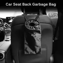 Портативный автомобильный мусоросборник мешок для мусора Пылезащитная задняя коробка для хранения мусора коробка для шпилек чехол держатель для мелочей Органайзер сумки с карманами мусор