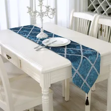 Европейский стиль вышитый льняной настольный бегун для домашнего отеля Свадебные украшения цветочный стол постельное белье роскошный хлопковый Настольный флаг