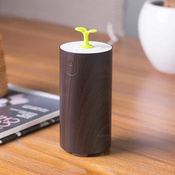 

KAIPUTE Cartoon Ultrasonic Aromatherapy Diffuser Wood Grain for Car Home Office Tree