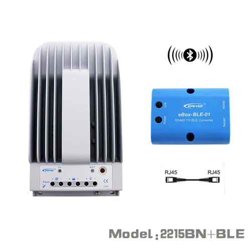 Tracer 2215BN 20A MPPT Контроллер заряда 12 В 24 в ЖК-регулятор epever MT50 Wi-Fi Bluetooth ПК связь мобильное приложение - Цвет: Add Bluetooth