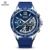 MEGIR Relógios dos homens Cronógrafo De Quartzo Analógico Esportes Militares Relógio Masculino Silicone Man Band Relógio de Pulso Relogio masculino