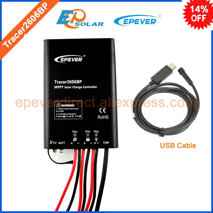 Tracer2606BP 2017 Новый BP серии EPsolar продукт 12В 24В автоматическая работа панели солнечных