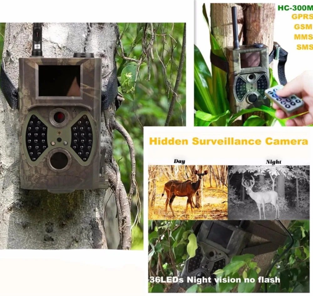 Trail cam 940nm infrared scouting thermal camera hunting for outdoor animal camera trap photos hunting camera gprs mms sms (147)
