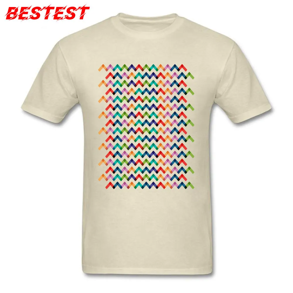Abstract Petterns 2018 New Fashion Short Sleeve Summer T-shirts 100% Cotton Fabric Round Collar Men Tees Tops T Shirt Mother Day Abstract Petterns beige