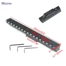 M44 91/30 M38 M39 Mosin Nagant прицела 6," 16 слотов 20 мм Вивер Пикатинни База винтовка пистолет тактический Охота Каза