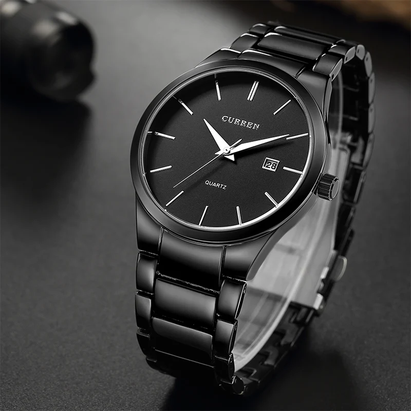 CURREN Luxury Brand Men Casual Sport Watches Mens Date Display Quartz Wristwatches Male Business Analog Clock Relogio Masculino