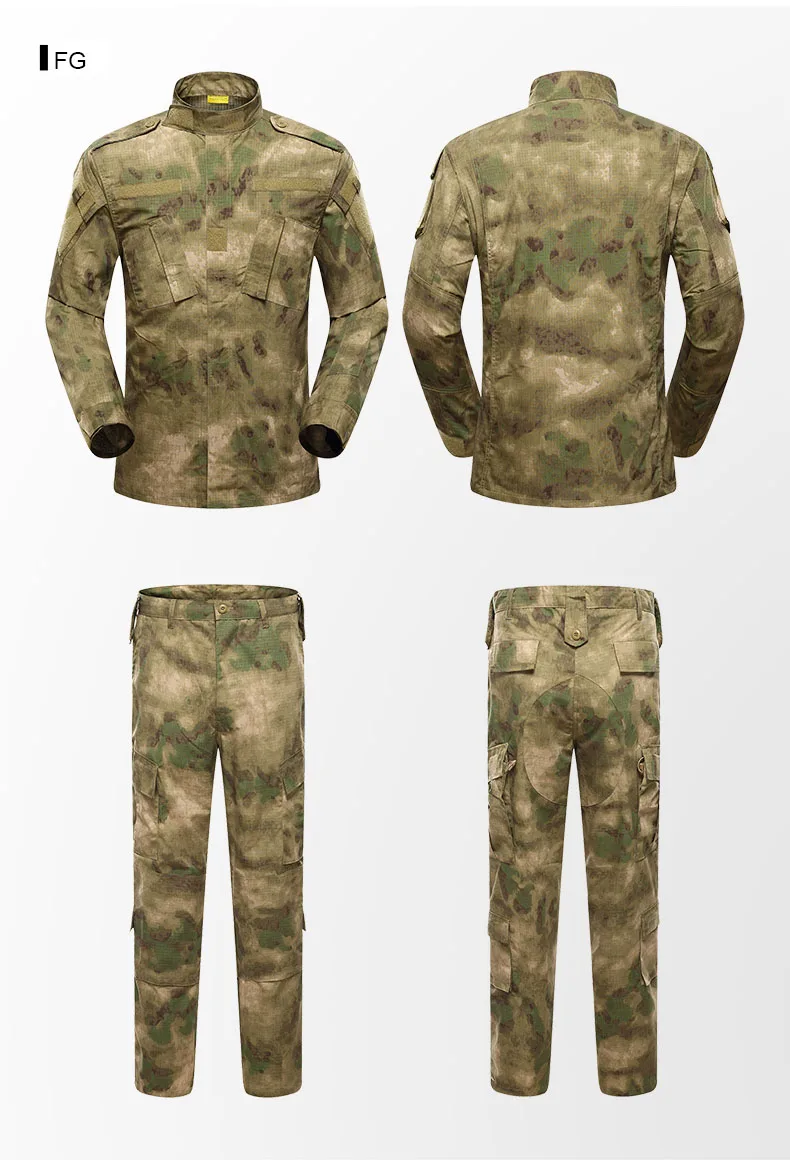 Военная униформа, камуфляж тактический Костюм Высококачественная камуфляжная армия Comber комплекты для девочек Охота Рыбалка Пейнтбол AB9E1