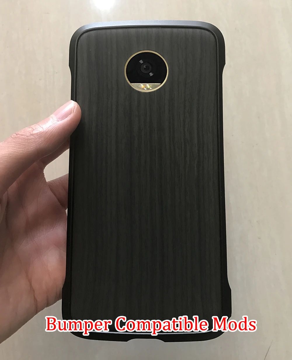 Чехол-бампер из алюминиевого сплава для Motorola Moto Z2 Play Z2 Force, совместимый с Moto Mods, металлический чехол-броня, защита от ударов