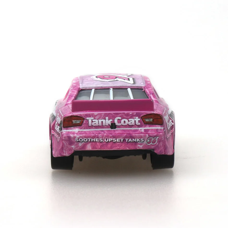 Disney Pixar Cars 3 Новинка Молния Маккуин Джексон шторм дымчатый литой металл Розовый модель автомобиля подарок на день рождения игрушка для малыша мальчика