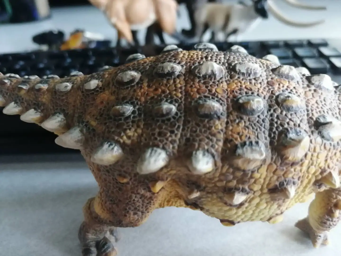 PNSO Ankylosaurus Ankylosaur модель рисунок динозавра Юрского периода для взрослых и детей Коллекция научное образование игрушки подарок домашний декор