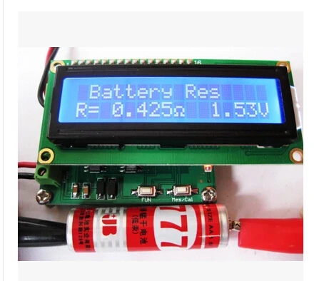 

Free Shipping!!! 1pcs Battery internal resistance tester ESR Tester Milliohmmeter ESR capacitor line detector sensor