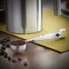 Cuchara multifuncional de acero inoxidable para café, cuchara con Clip para sellado de bolsas, utensilios de cocina o cafetería, 1 unidad ► Foto 2/6