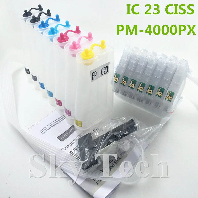 Empty CISS Suit for Epson PM-4000PX (Japan) , CISS for ICBK23 ICC23 series , With Auto-reset chips Empty CISS Suit for Epson PM-4000PX (Japan) , CISS for ICBK23 ICC23 series , With Auto-reset chips