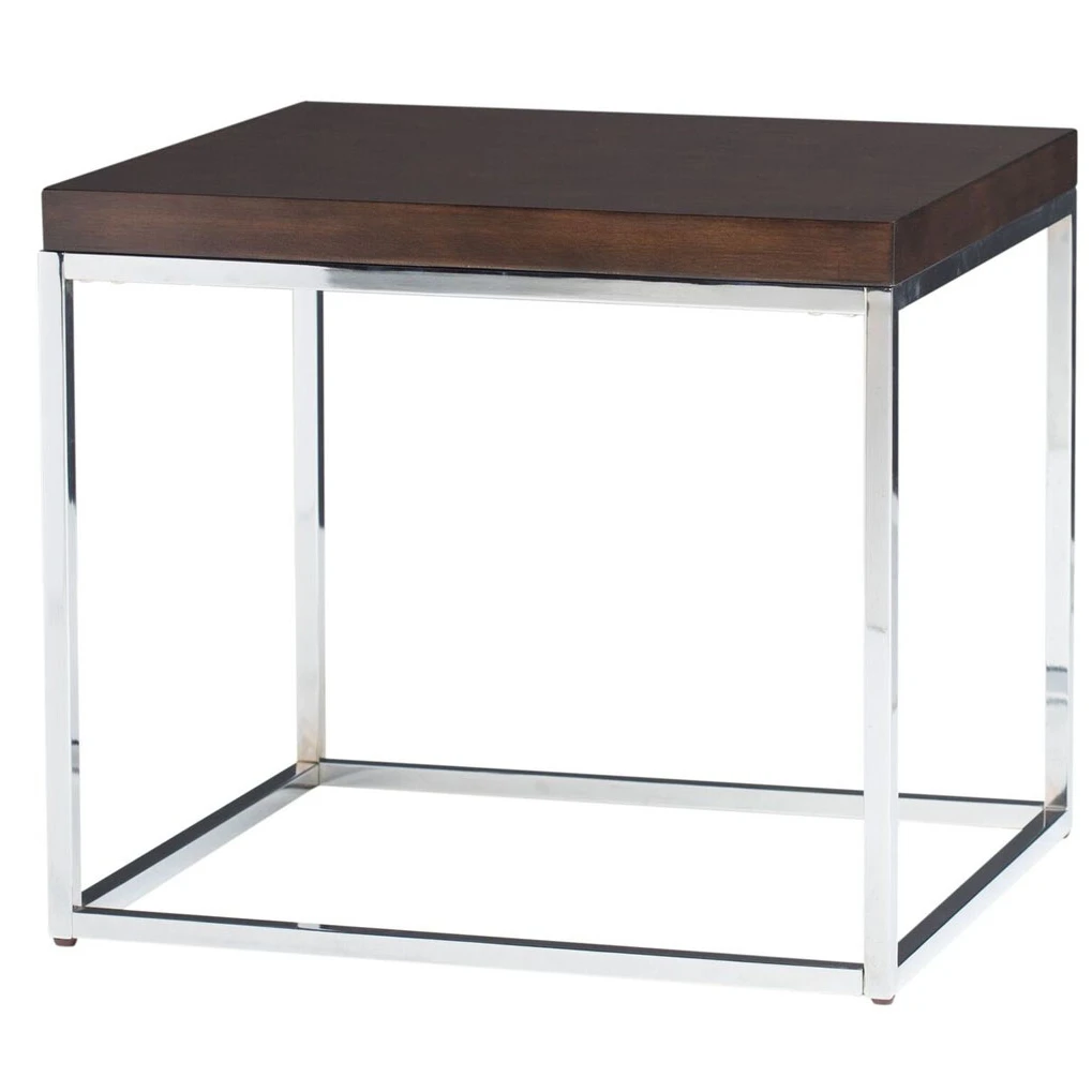 Offex Pergola 25 Side Table Chrome / Java