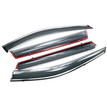 For Nissan ROGUE X-trail 2014-2018 Car Styling Exterior Accessories Car Window Visor Vent Shade Rain/Sun/Wind Guard Trim 4pcs