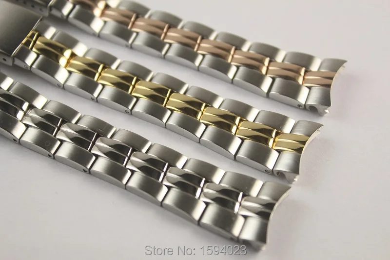 16 мм T101210A T101210 T101217A новые часы запчасти мужские модели Золотой ремешок для часов одноцветное нержавеющая сталь Группа T101