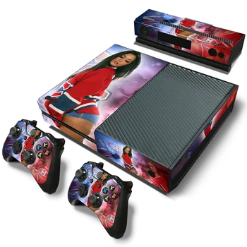 

free drop shipping Lady Skin Sticker Cover Decal Protector for XBOX ONE Console and 2 controller skins-TN-XBOXONE-0317