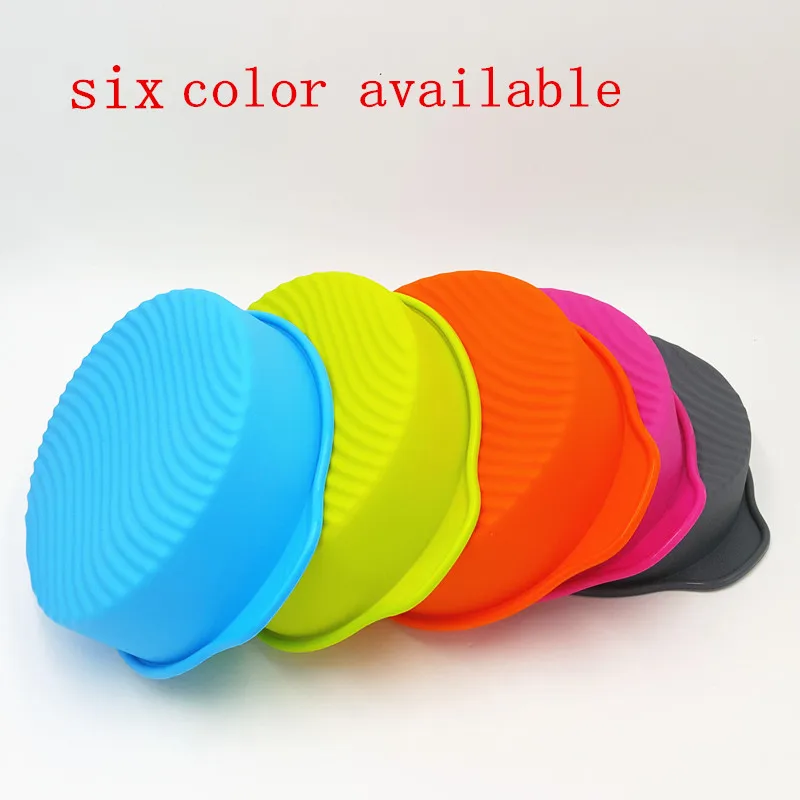 29 24 5 6CM Big and Beautiful Round Shape 3D Silicone Cake Mold Baking Tools For