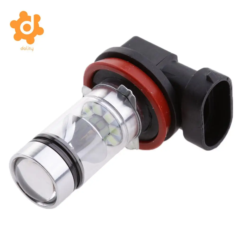 Baoblaze 2 Pieces H11 100W Car Fog Driving Light LED Bulbs High Power Ice Blue