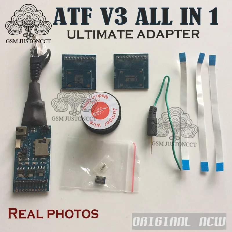 100% оригинальный продукт ATF box JTAG/EMMC/ISP/MMC CARD все в 1 окончательные адаптеры для BIG