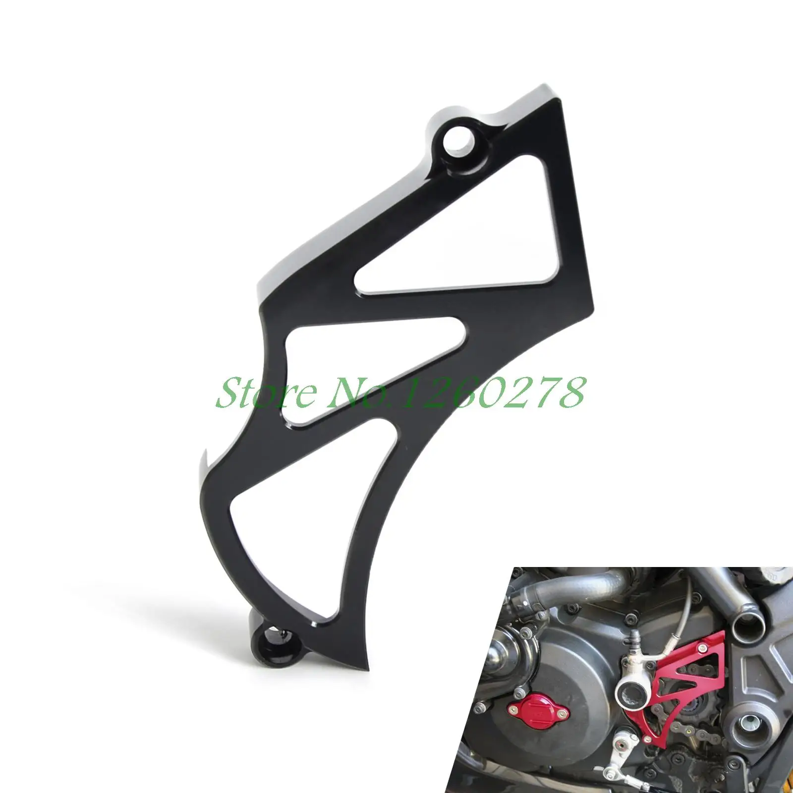 

NICECNC Motorcycle Front Sprocket Cover Chain Guard Cover for Ducati Diavel Carbon 2011-2016 696/796/1100 Diavel AMG All Years
