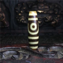 Тибетские дзи бусины Ji бусины два глаза старые материалы слоновая кость желтый цвет полудрагоценный Агат амулет античный Агат мощный дзи Джи