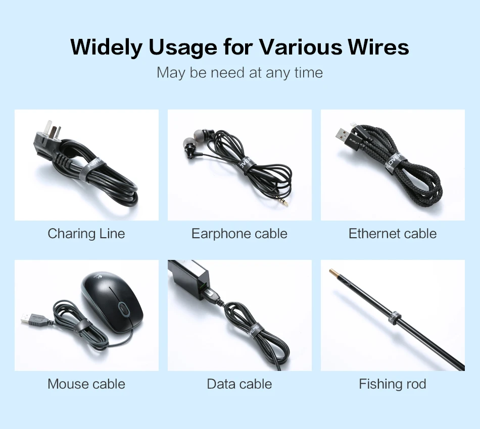 FLOVEME волшебная лента провод органайзер для провода клип протектор наушники шнур мышки Кабельный органайзер зарядный кабель управление практичным