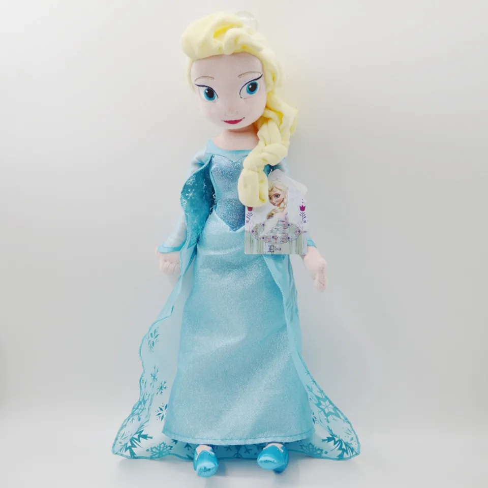 

2018 New Arrival 20-40cm Sven Anime Plush Toys 40cm Anna Elsa Kristoff Olaf Friend Plush Toys for Children Birthday Gift
